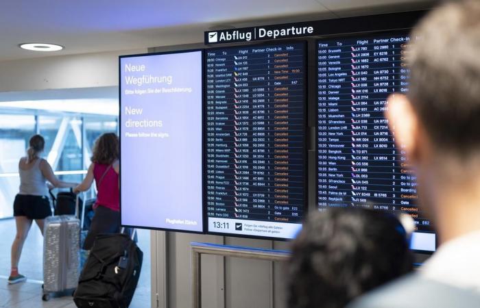 Eisiges Wetter störte Flüge am Flughafen Zürich