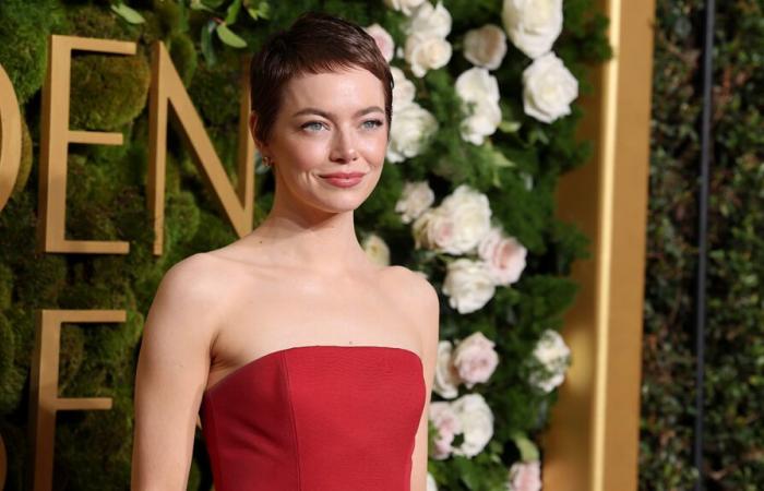 Emma Stone präsentiert bei den Golden Globes ihr neues Haar