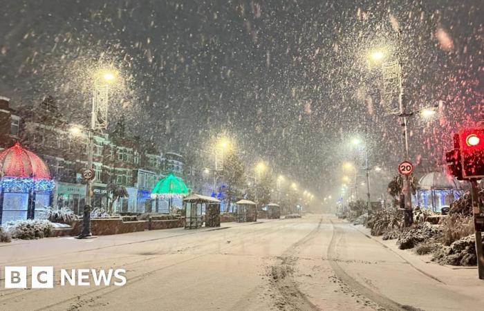 Ihre Bilder vom Schnee am Sonntagmorgen in ganz Großbritannien