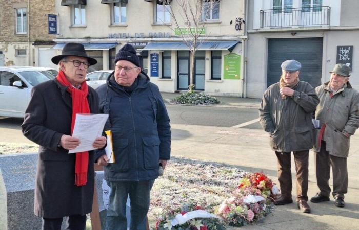 Durch die Hommage an Alfred Locussol in Alençon ein Aufruf zum Kampf gegen die extreme Rechte