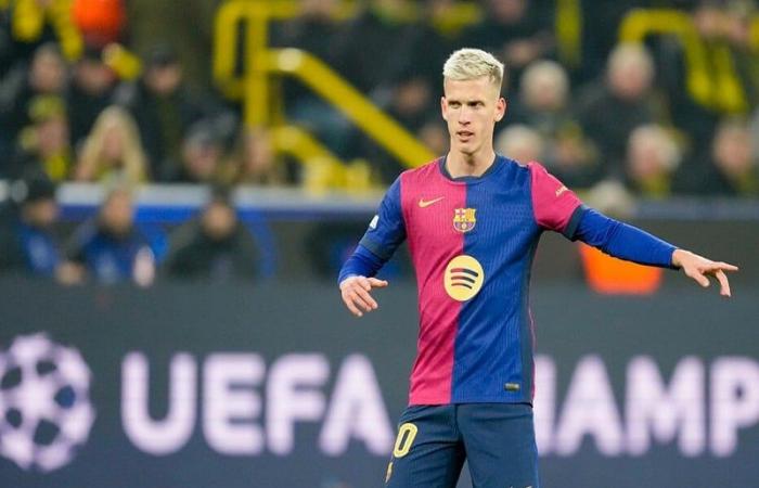 Die Wiederverpflichtung von Dani Olmo beim FC Barcelona wurde abgelehnt