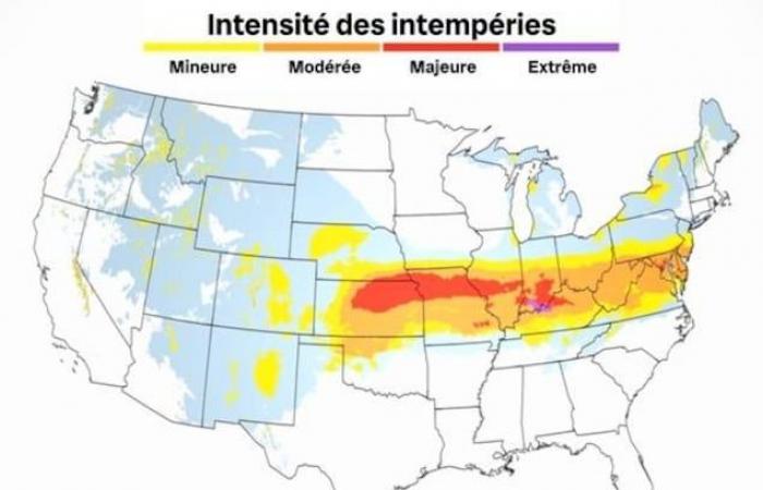 Der Osten der USA wurde durch einen schweren Sturm lahmgelegt