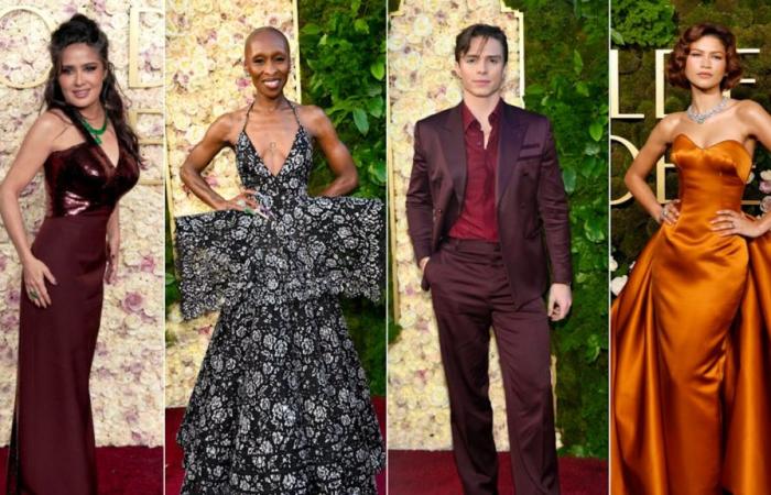 An Outfits mangelte es bei den Golden Globes nicht