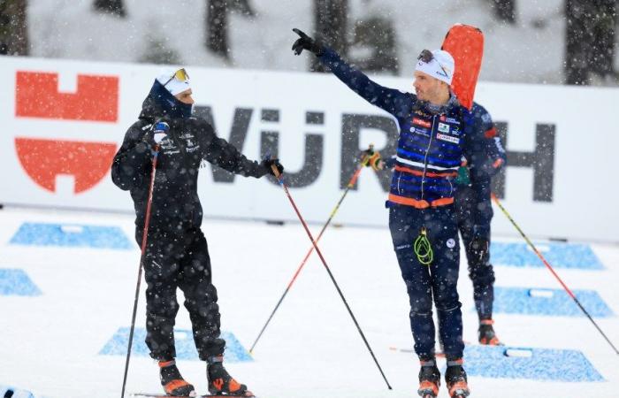 Biathlon | „Ich kann nicht mit den Athleten Ski fahren“: Riss des vorderen Kreuzbandes im linken Knie bei Simon Fourcade, Trainer der französischen Herrenmannschaft | Nordic Mag