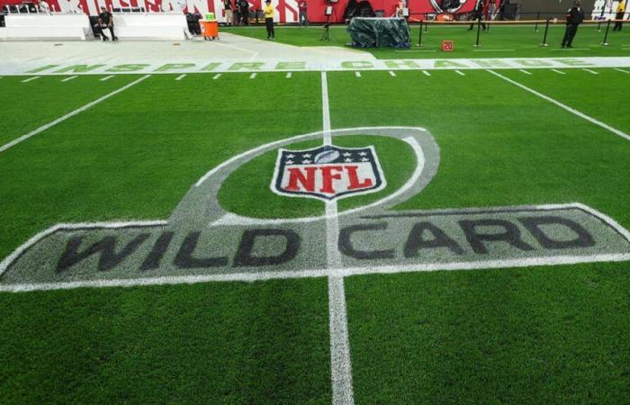 Daten und Uhrzeiten der Spiele, da das Bild der NFL-Playoffs mit dem Wild Card Weekend beginnt