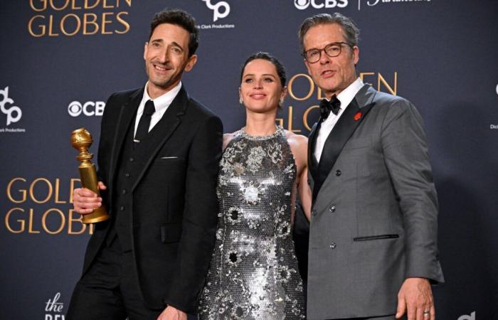 Dritter Gewinner der Golden Globes für „The Brutalist“ mit Adrien Brody