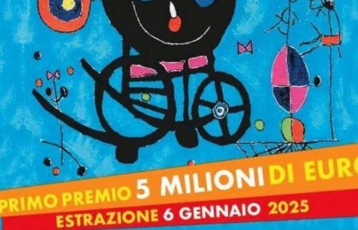 der erste Preis von 5 Millionen in Somaglia. Hier sind die anderen Millionärspreise