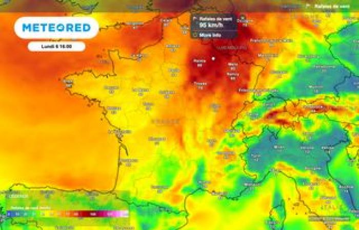 In Frankreich werden im Zusammenhang mit dem Sturm Floriane sehr starke Regenfälle vorhergesagt. Was zeigen unsere Karten?