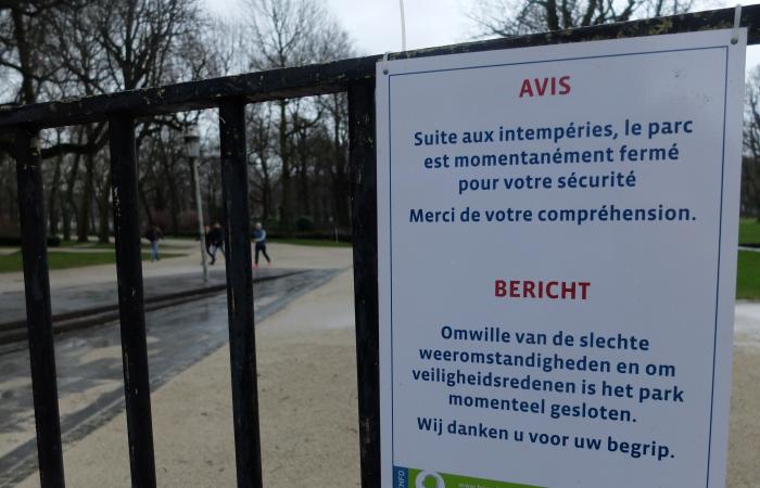 Mehrere Flüsse standen vor der Überschwemmung in Alarmbereitschaft, geschlossene Parks in Brüssel und verschiedene Vorfälle