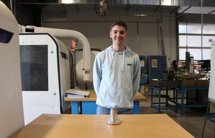 Thibault, Lehrling am Pôle Formation Adour, gewann die Goldmedaille im Wettbewerb „Einer der besten Lehrlinge Frankreichs“.