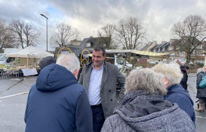 Christophe Blanchet, Stellvertreter von Calvados, beginnt das Jahr mit einer Tour durch die Côte Fleurie