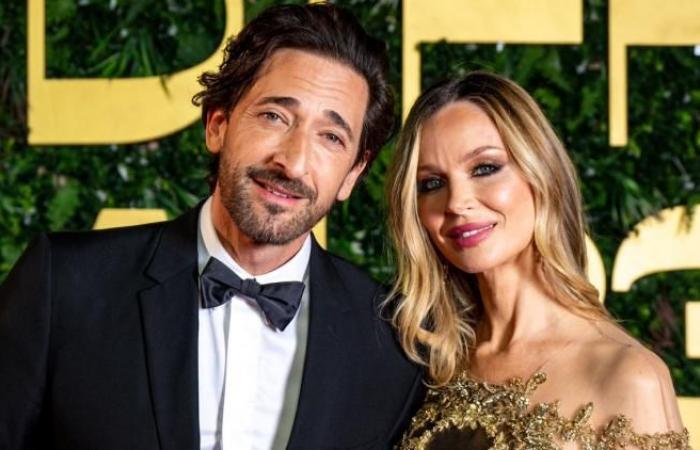 Adrien Brody bedankt sich bei der Entgegennahme seiner Auszeichnung besonders bei seiner Freundin Georgina Chapman