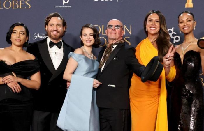 Das Musical „Emilia Perez“ gewinnt vier Auszeichnungen bei den Golden Globes, darunter den besten ausländischen Film