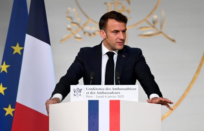 „Wir haben vergessen, Danke zu sagen“, bedauert Emmanuel Macron