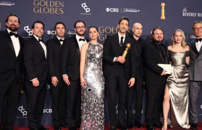 Als bester dramatischer Film triumphiert „The Brutalist“ bei den Golden Globes