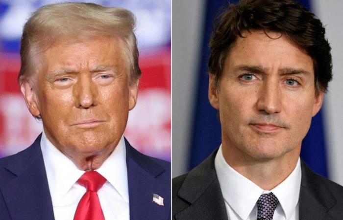 Donald Trump würdigt den Rücktritt von Justin Trudeau