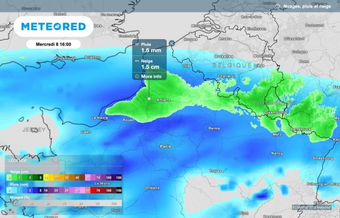 Mitte der Woche wird in Frankreich neuer Schneefall erwartet! Wann ? Wo könnte es schneien?