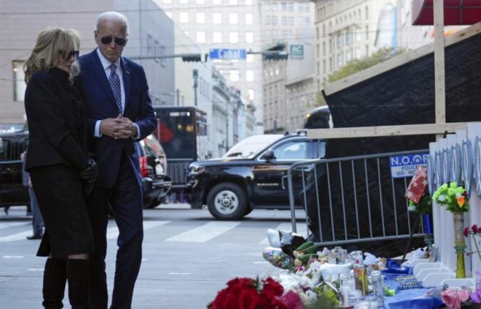 Biden am Tatort in New Orleans