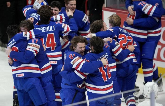 Junioren-Weltmeisterschaft | Die Amerikaner besiegen Finnland mit 4:3 und gewinnen Gold