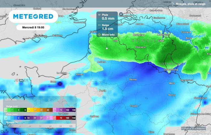 Mitte der Woche wird in Frankreich neuer Schneefall erwartet! Wann ? Wo könnte es schneien?