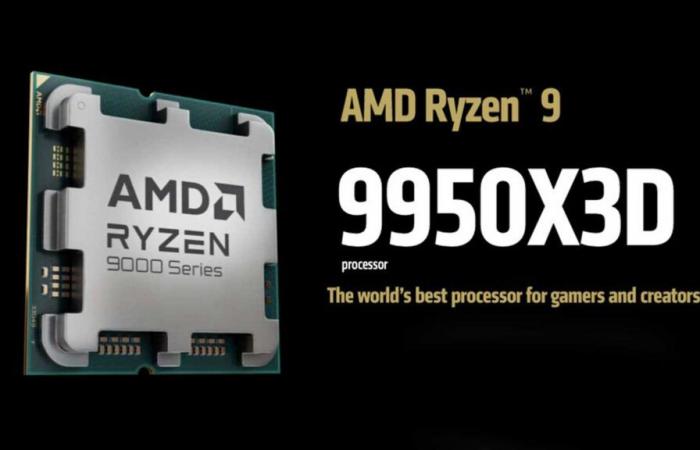 Mit dem Ryzen 9 9950X3D kündigt AMD den leistungsstärksten Consumer-Prozessor der Welt an