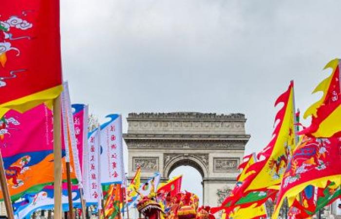 Chinesische Neujahrsparade – Lunar auf den Champs-Élysées 2025