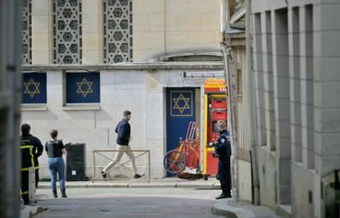 Antisemitische Markierungen in der Synagoge von Rouen entdeckt, Anzeige erstattet