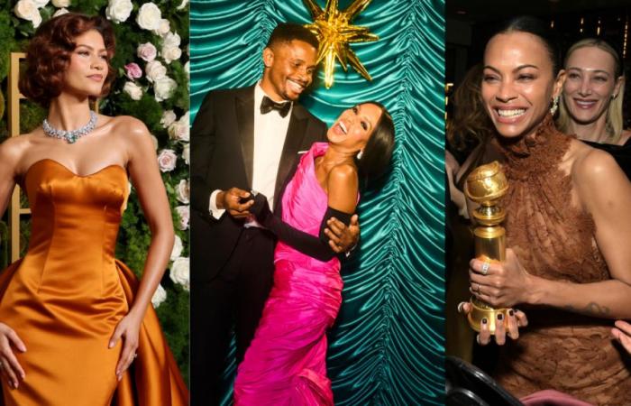 Highlights der Golden Globes 2025 mit Zendaya, Zoe Saldana und mehr