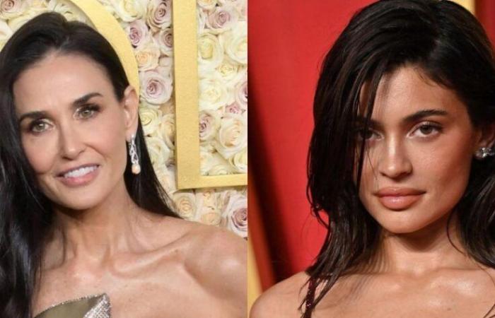 Demi Moore wurde dafür kritisiert, dass sie Kylie Jenner bei den Golden Globes „offensichtlich ignoriert“ hatte