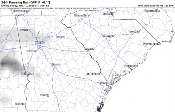 Golftief bringt möglicherweise winterliche Niederschläge in die Metropolregion Atlanta – 95,5 WSB