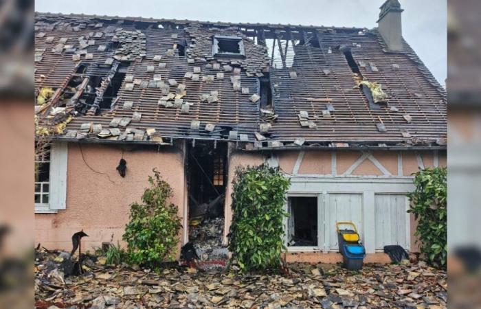 Éragny-sur-Epte. Ein Haus wurde bei einem Brand zerstört, „unser ganzes Leben ging in Rauch auf“