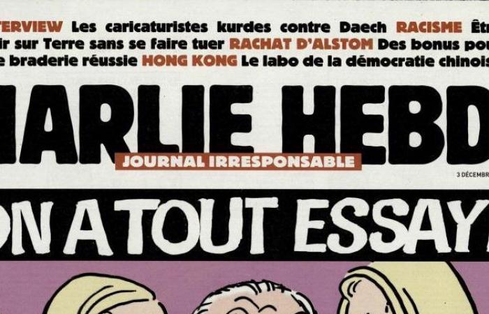 der Gründer des Front National in zehn Zeichnungen aus „Charlie Hebdo“ zu sehen