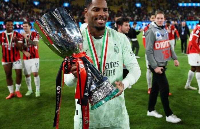 Der AC Mailand mit Mike Maignan und Rafael Leao (ex-LOSC) gewinnt den italienischen Supercup