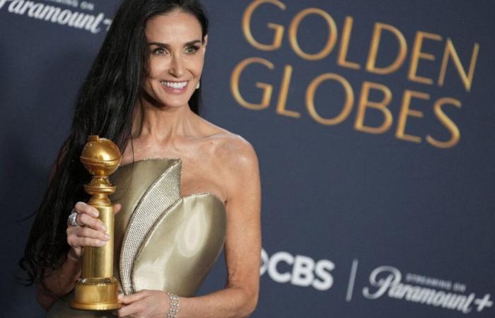 Demi Moore ist „immer noch geschockt“ von ihrem Sieg bei den Golden Globes und teilt ihre Freude