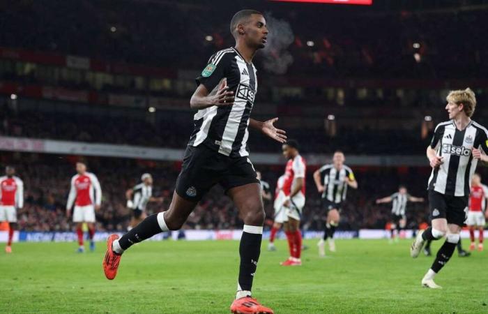 Newcastle sichert sich im Ligapokal den seltenen Sieg bei Arsenal