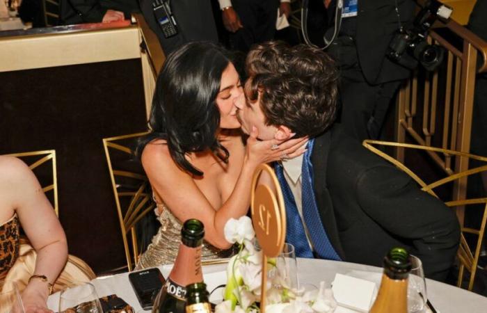 Kylie Jenner lässt Timothee Chalamet aus dem Instagram-Post von Golden Globes raus