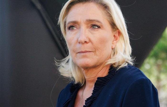 Marine Le Pen hörte die Nachricht auf dem Rückflug von Mayotte