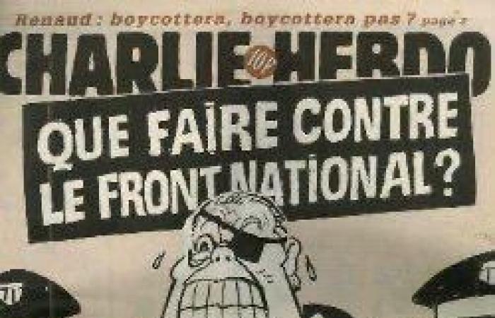 der Gründer des Front National in zehn Zeichnungen aus „Charlie Hebdo“ zu sehen