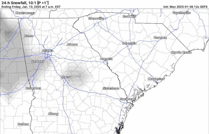 Golftief bringt möglicherweise winterliche Niederschläge in die Metropolregion Atlanta – 95,5 WSB