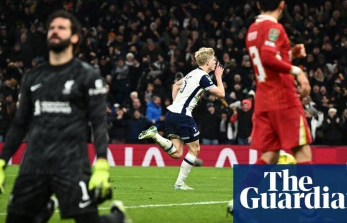 Bergvall verschafft Tottenham im Halbfinale des Carabao Cup einen Vorsprung vor der Wut von Liverpool