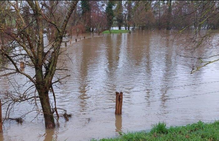 Beeindruckende Bilder der Epte-Überschwemmung in der Landschaft rund um Gournay-en-Bray