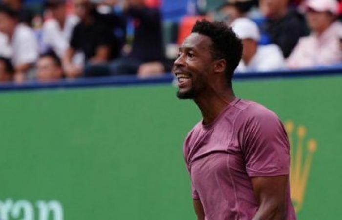 Monfils in zwei Hälften, nicht Bonzi