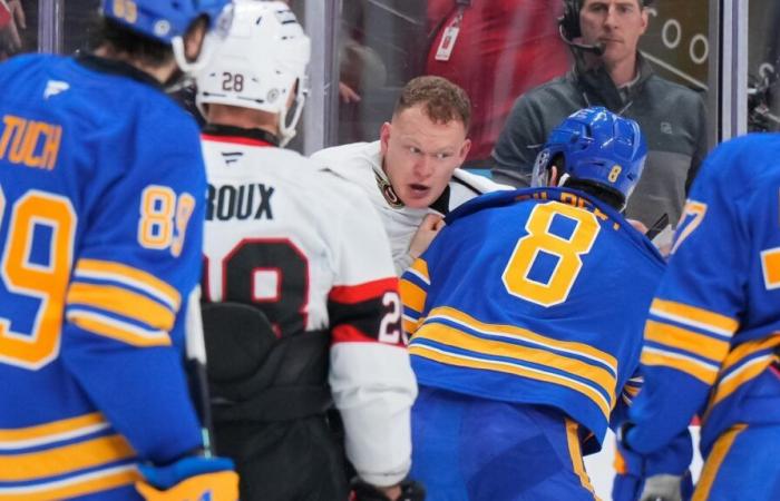 NHL: Die Senators werden von den Sabres ausgeschlossen und verlieren das vierte Spiel in Folge