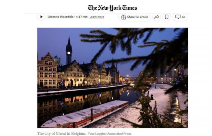 Die internationale Presse verspottet Belgien nach der Ankündigung der Stadt Gent: „Weise Worte aus dem langweiligsten Land der Welt …“