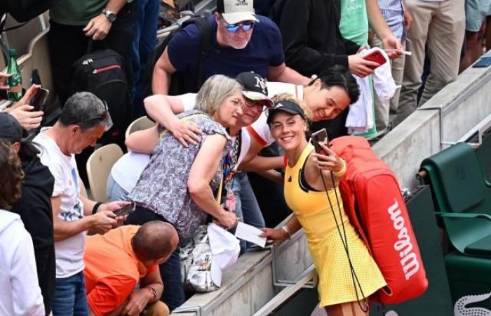 Léolia Jeanjean, einzige französische Überlebende der Australian Open-Qualifikation