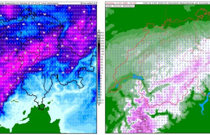 Wetter Freitag: Schnee in Alpennähe, Regen in der Westschweiz