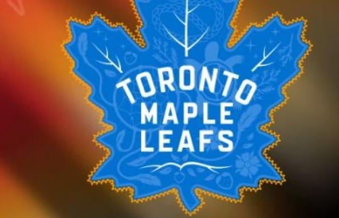 Indigener Künstler entwirft das Maple Leafs-Logo