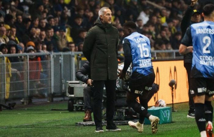 Nach der Hälfte des Spiels gelingt es AS Monaco, sich ein Unentschieden gegen Nantes zu sichern