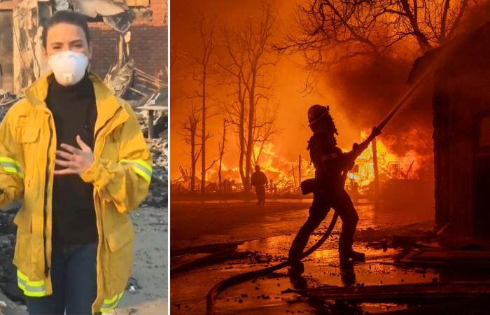 Harrison Ford, Jeff Bridges und Jamie Lee Curtis schließen sich Prominenten an, die von den Waldbränden in Los Angeles im Süden Kaliforniens betroffen sind