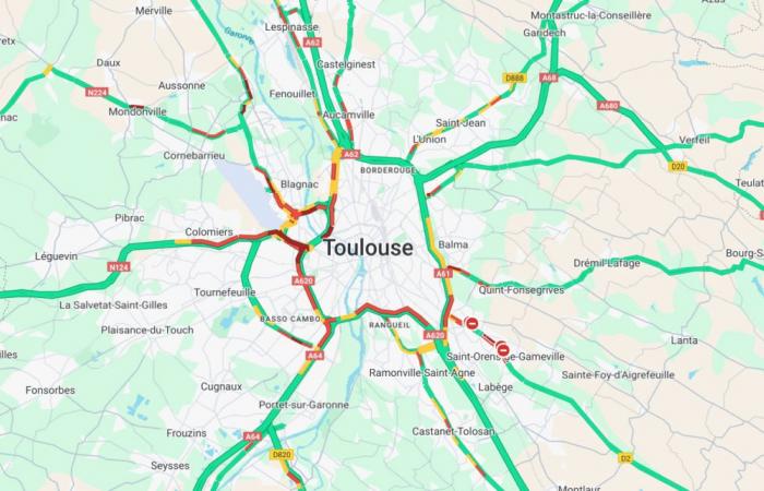 Live: Sehr reger Verkehr in Toulouse an diesem Freitag